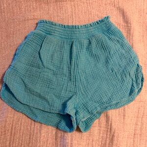 Aerie Blue Bubble Shorts 🐬